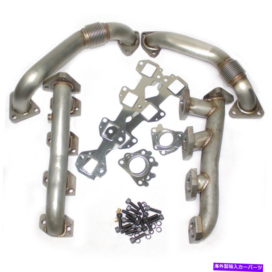 exhaust manifold マックスフローステンレスマニホールドとアップパイプパッケージ2001-2004 GM 6.6L LB7 Duramax Max-Flow Stainless Manifold and Up-Pipe Package 2001-2004 GM 6.6L LB7 Duramax【並行輸入品】｜Us Custom Parts Shop USDM