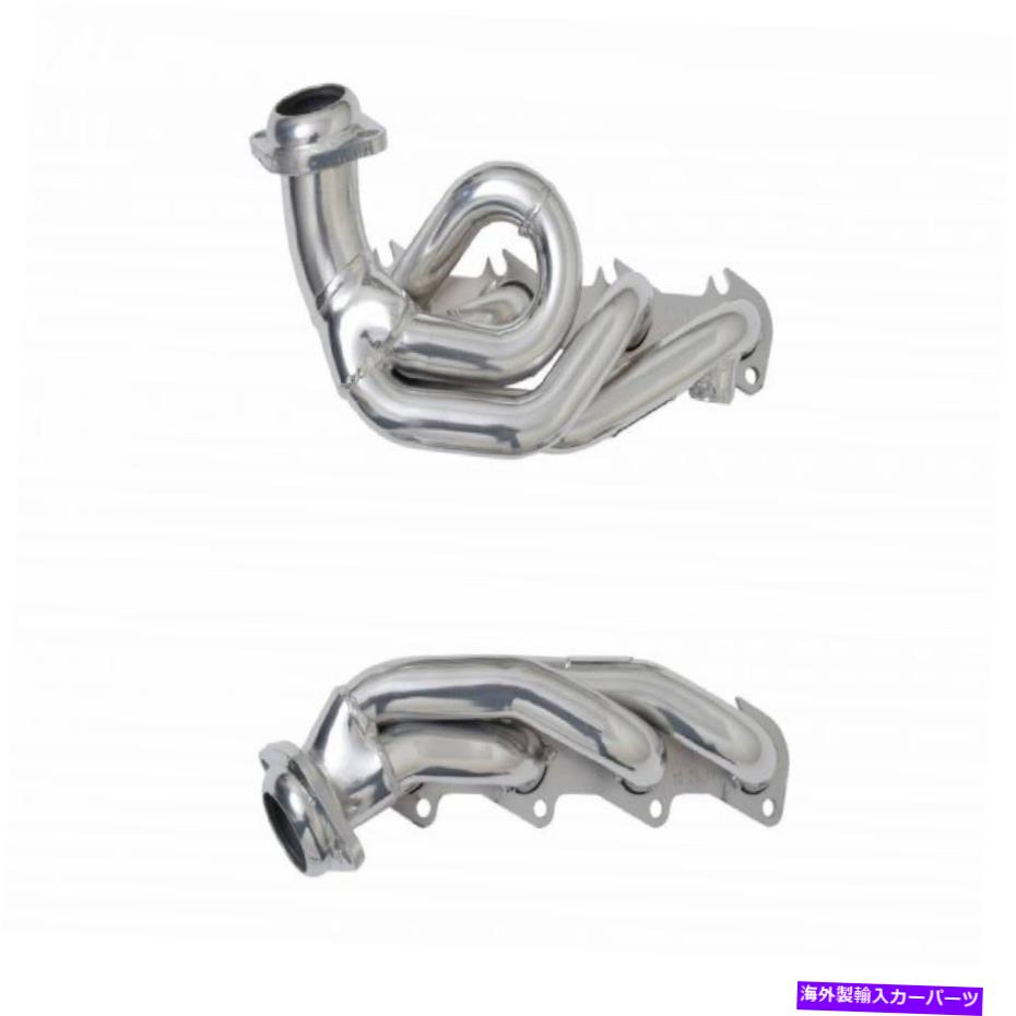 exhaust manifold 99-05 F-250/F-350 SD/Excursion 5.4L用のGibson GP126S-Cセラミックコーティングヘッダー Gibson GP126S-C Ceramic Coated Header for 99-05 F-250/F-350 SD/Excursion 5.4L【並行輸入品】