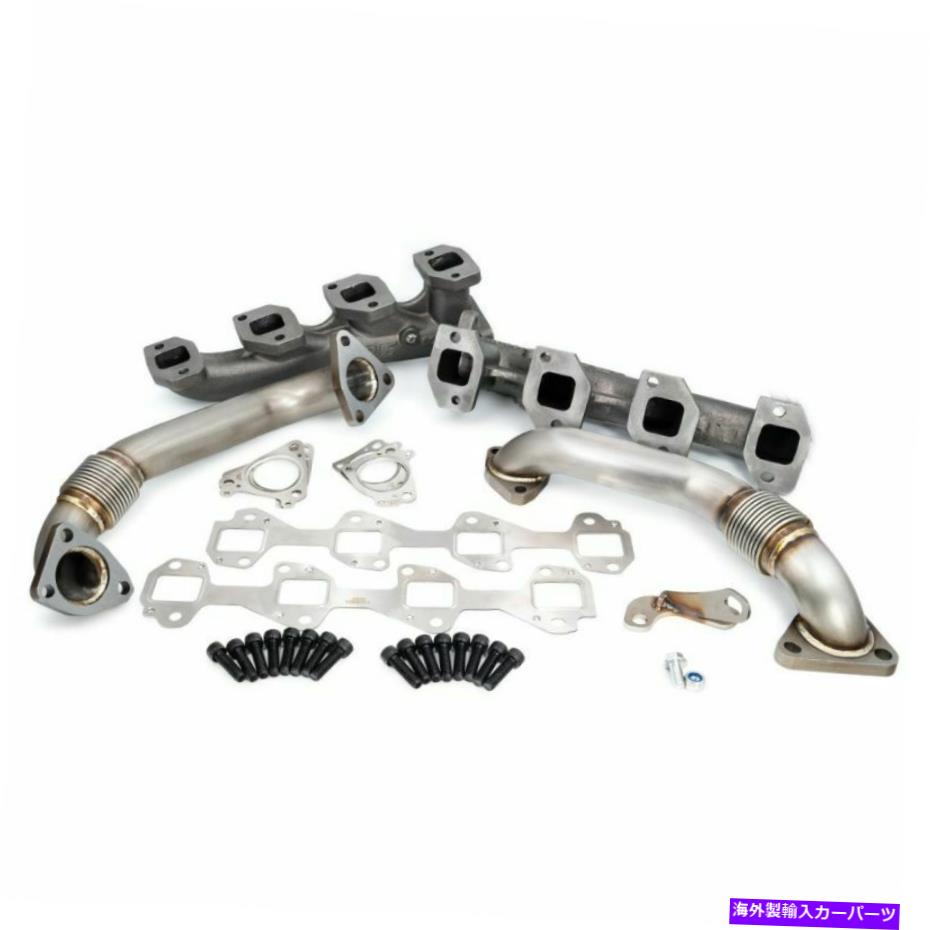 exhaust manifold PPE排気マニホールド＆アップパイプキット2001-2004 6.6L LB7デュラマックスディーゼル PPE Exhaust Manifolds & Up Pipe Kit For 2001-2004 6.6L LB7 Duramax Diesel【並行輸入品】
