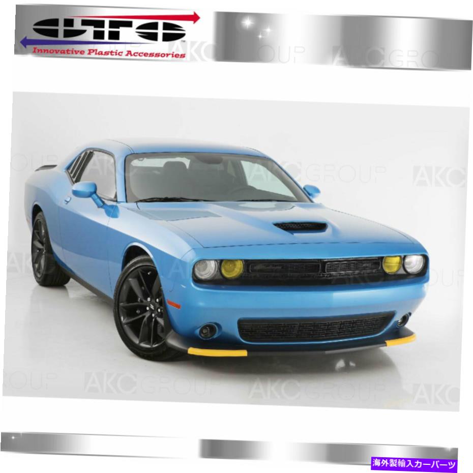 Headlight Covers 2015-2020 Dodge Challenger Headlightは、透明な黄色のクリアをカバーしています For 2015-2020 Dodge Challenger Headlight Covers Transparent Yellow Clear【並行輸入品】 45,936円