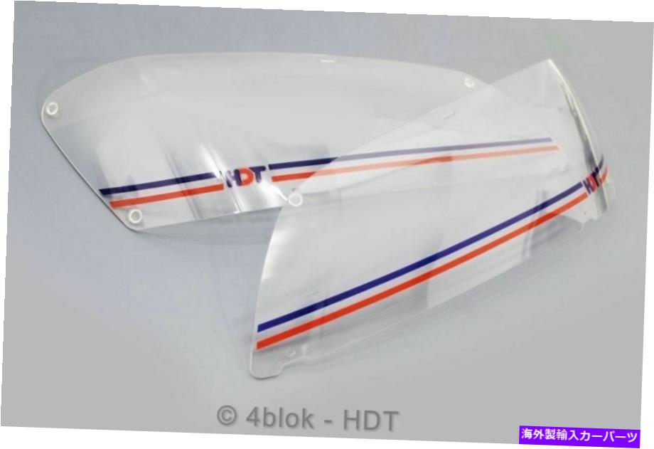 Headlight Covers HDT VEシリーズ1ヘッドライトカバーホールデンコモドールブルー&レッドVE020BLU / PAHDTE8 HDT VE Series 1 Headlight Cover Holden Commodore Blue & Red VE020BLU / PAHDTE8【並行輸入品】