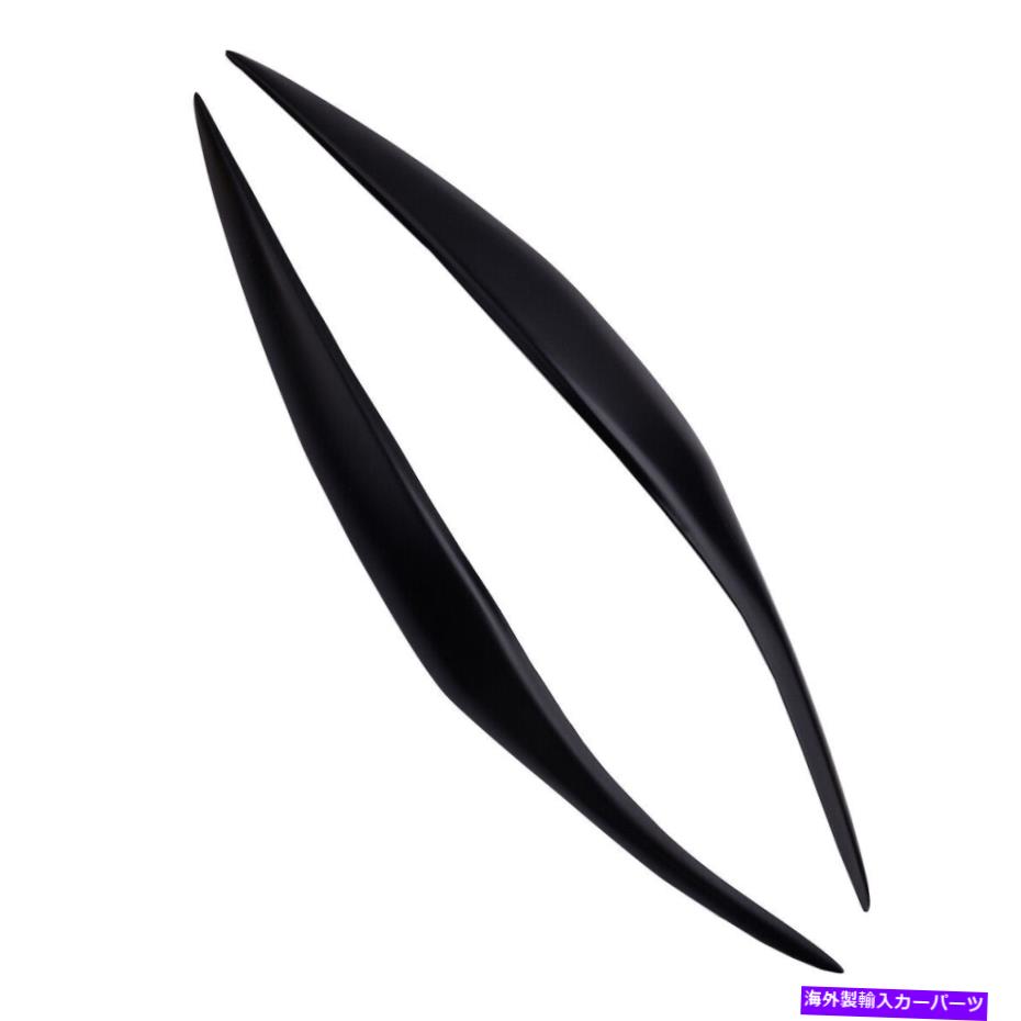 Headlight Covers 1ペアヘッドライトアイブローまぶたカバートリムフォードフィエスタmk7.5 12-2017 mk8にフィット 1Pair Head Light Eyebrow Eyelid Cover Trim Fit For Ford Fiesta MK7.5 12-2017 MK8【並行輸入品】