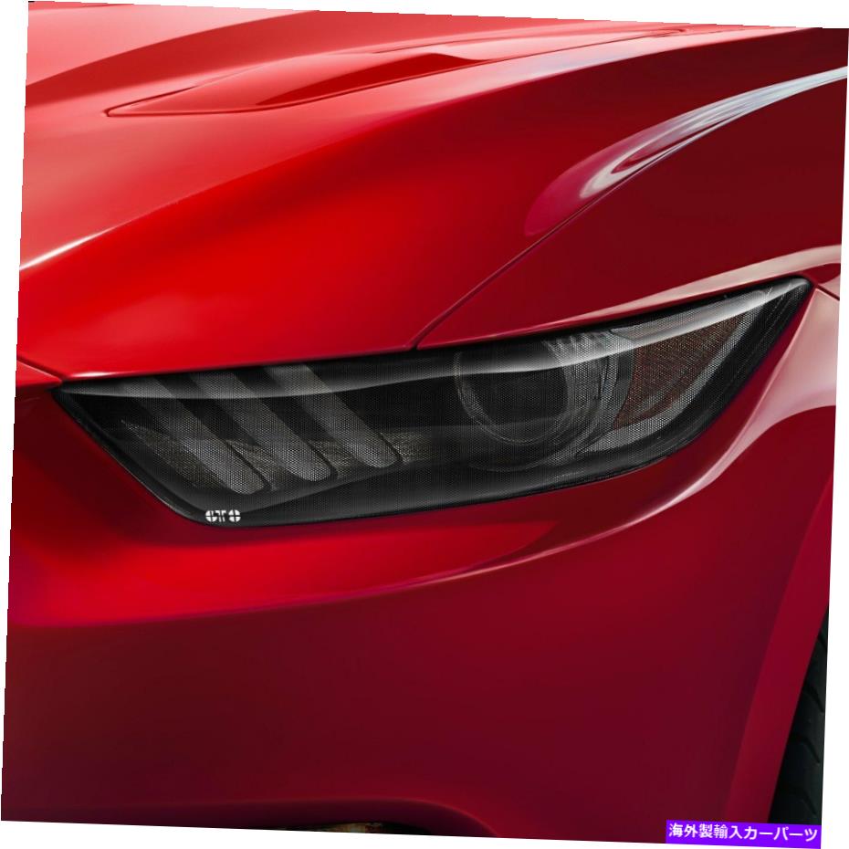 Headlight Covers Ford Mustang 1999-2004 GTS GT0192Xカーボンファイバールックヘッドライトカバー For Ford Mustang 1999-2004 GTS GT0192X Carbon Fiber Look Headlight Covers【並行輸入品】