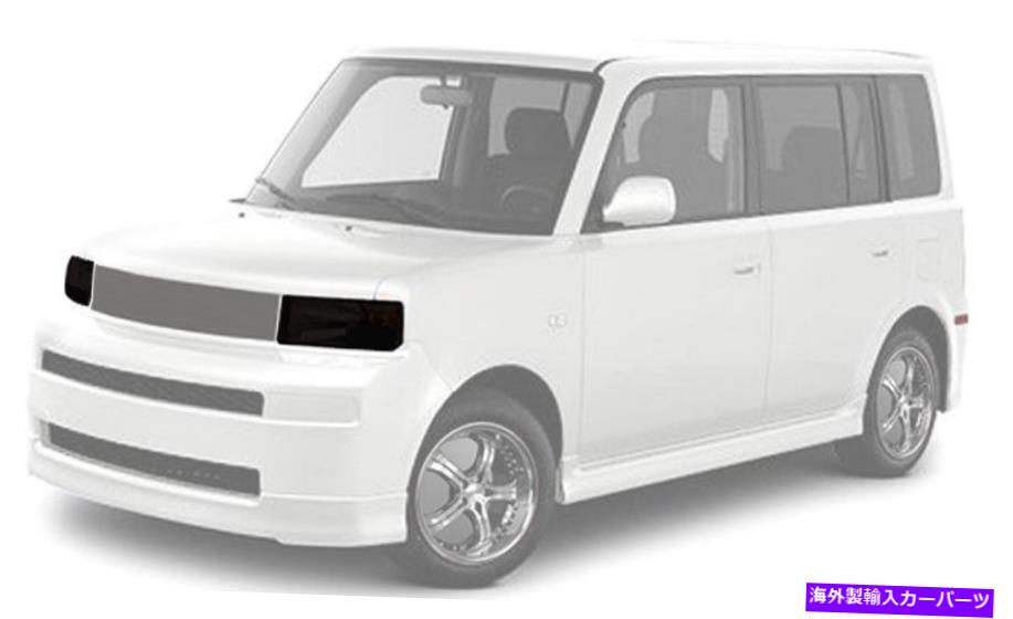 Headlight Covers フィット04-06サイオンXBワゴンGTSスモークアクリルヘッドライトカバーペアNEW GT0173S Fits 04-06 Scion XB Wagon GTS Smoke Acrylic Headlight Covers Pair NEW GT0173S【並行輸入品】