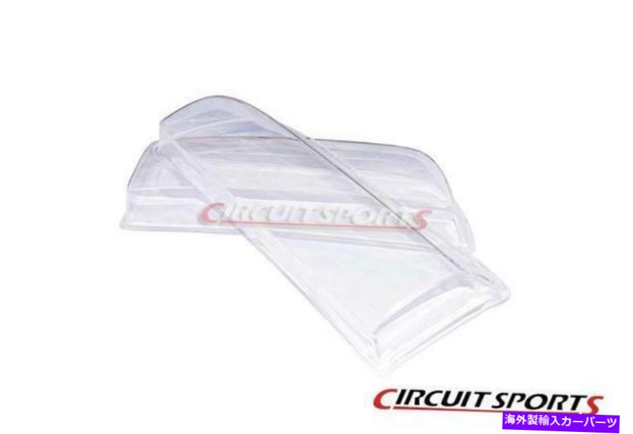 Headlight Covers サーキットスポーツV2クリアヘッドライトカバー95-96 S14 240SXシルビアゼンキ Circuit Sports V2 Clear Headlight Covers for 95-96 S14 240SX Silvia Zenki【並行輸入品】