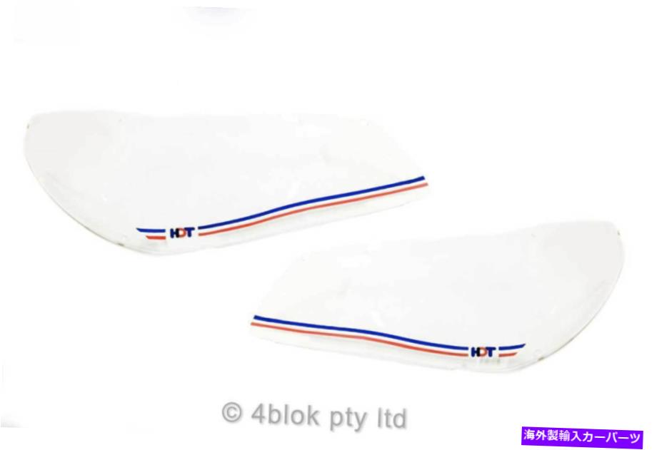 Headlight Covers HDT VFヘッドライトカバーHolden Commodore Red＆Blue本物VF001 / PAHDTF2 HDT VF Headlight Covers Holden Commodore Red & Blue Genuine VF001 / PAHDTF2【並行輸入品】