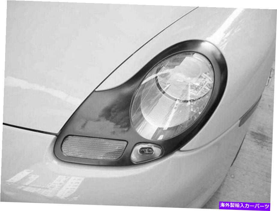 Headlight Covers ポルシェボクスター996 911 986ヘッドライトカバーまぶたトリム1ペア Fit For Porsche Boxster 996 911 986 Headlights Covers Eyelids Trims 1 Pair【並行輸入品】