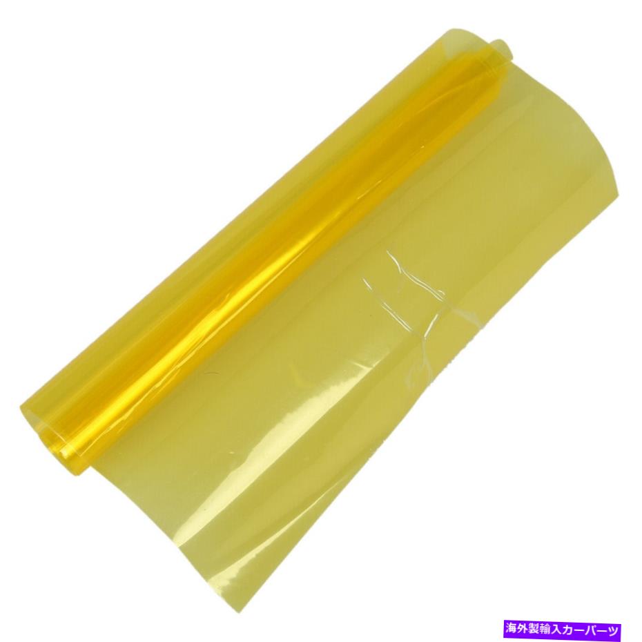 Headlight Covers イエローカーテールフォグライトカラーフィルムヘッドライトティントフィルムカバー30x60cm Yellow Car Tail Fog light color Film Headlight Tint Film Cover 30x60cm【並行輸入品】