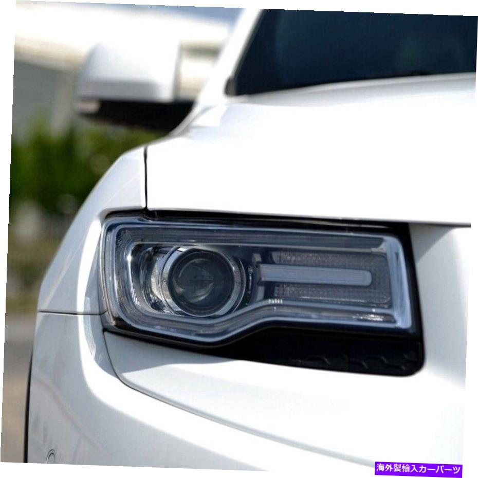Headlight Covers ペアヘッドライトヘッドランプレンズカバー左+右右右右 Pair Headlight Headlamp Lens Cover LEFT+RIGHT For Jeep Grand Cherokee 2014-2019【並行輸入品】
