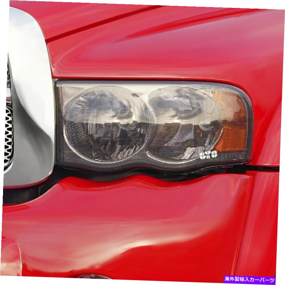 Headlight Covers Dodge Ram 1500 2002-2005 GTS GT0175Xカーボンファイバールックヘッドライトカバー用 For Dodge Ram 1500 2002-2005 GTS GT0175X Carbon Fiber Look Headlight Covers【並行輸入品】
