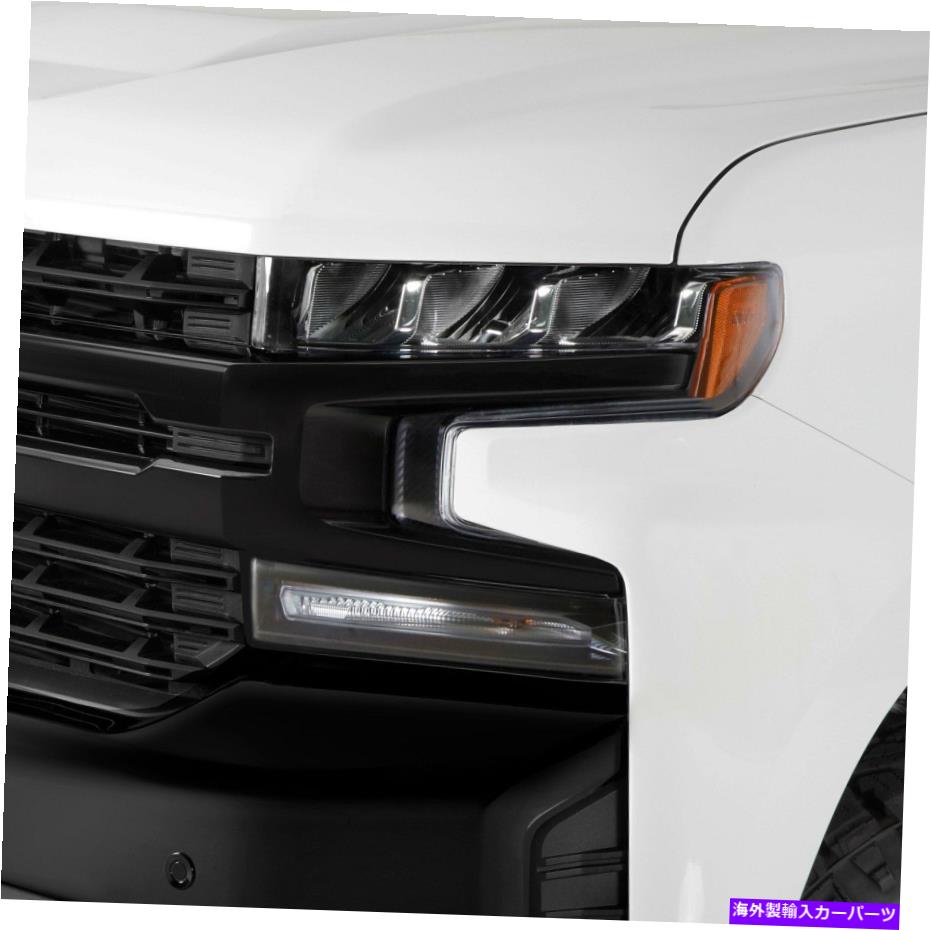 Headlight Covers Chevy Silverado 1500 Ltd 2022 GTS GT0990Cクリアヘッドライトカバー用 For Chevy Silverado 1500 LTD 2022 GTS GT0990C Clear Headlight Covers【並行輸入品】