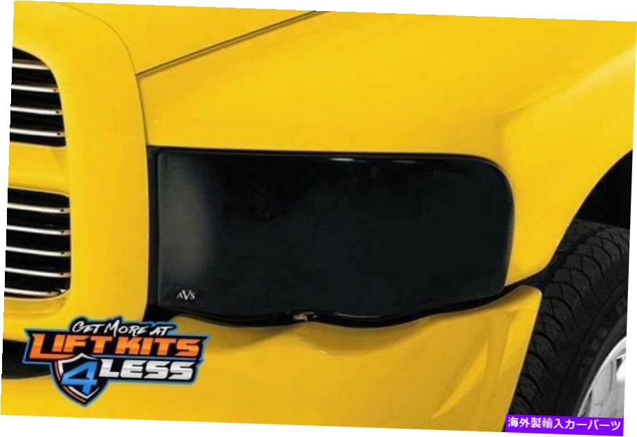 Headlight Covers AVS 37289 2018-2022 Jeep Wrangler（JL）のスモークライトカバーヘッドライト2C AVS 37289 Smoke Light Cover Headlight-2 Pc for 2018-2022 Jeep Wrangler (JL)【並行輸入品】