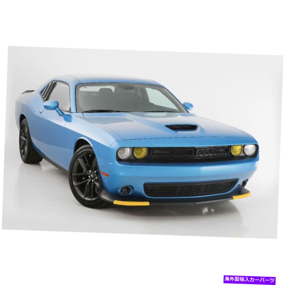Headlight Covers 2015-2020 Dodge Challenger透明な黄色のクリアヘッドライトカバーのカバー For 2015-2020 Dodge Challenger Transparent Yellow Clear Headlight Covers【並行輸入品】