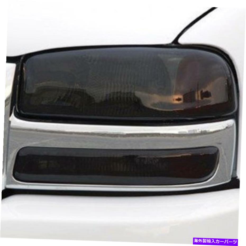 Headlight Covers GTS A27F4C-スモークヘッドライトカバー2000-2006 GMCユーコンに適合する GTS A27F4C - Smoke Headlight Covers Fits 2000-2006 GMC Yukon【並行輸入品】