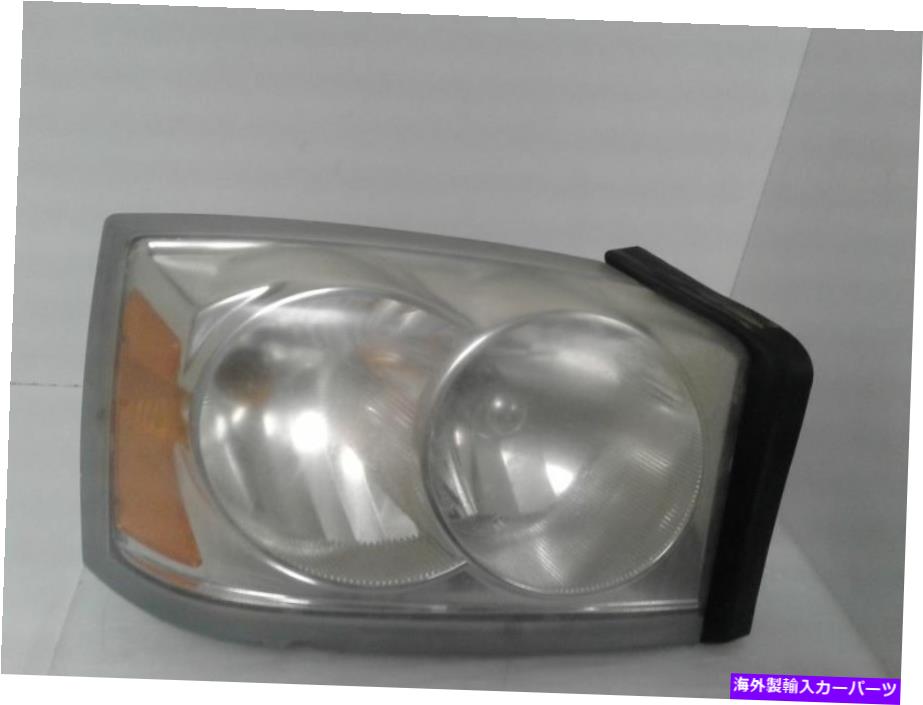 Headlight Covers 外側電球にドームカバー付きの乗客ヘッドライトは05-06ダコタ1204683に適合します Passenger Headlight With Dome Cover Over Outer Bulb Fits 05-06 DAKOTA 1204683【並行輸入品】