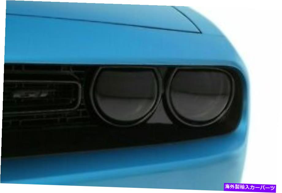 Headlight Covers 2015-2020ダッジチャレンジャーGTSスモークアクリルヘッドライトカバー4PC GT0165S Fits 2015-2020 Dodge Challenger GTS Smoke Acrylic Headlight Covers 4pc GT0165S【並行輸入品】