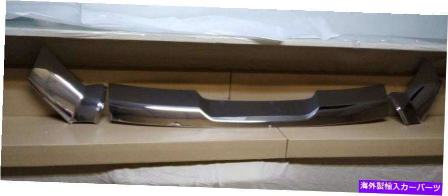 バグシールド 2016 GMC Sierra 1500バグデフレクターシールドフードプロテクターChrome 3 PCセット 2016 GMC SIERRA 1500 BUG DEFLECTOR SHIELD HOOD PROTECTOR CHROME 3 PC SET【並行輸入品】