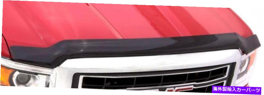 バグシールド 16-19のAVSトヨタタコマバグフェクター媒体プロファイルフードシールド - 煙 AVS for 16-19 Toyota Tacoma Bugflector Medium Profile Hood Shield - Smoke【並行輸入品】