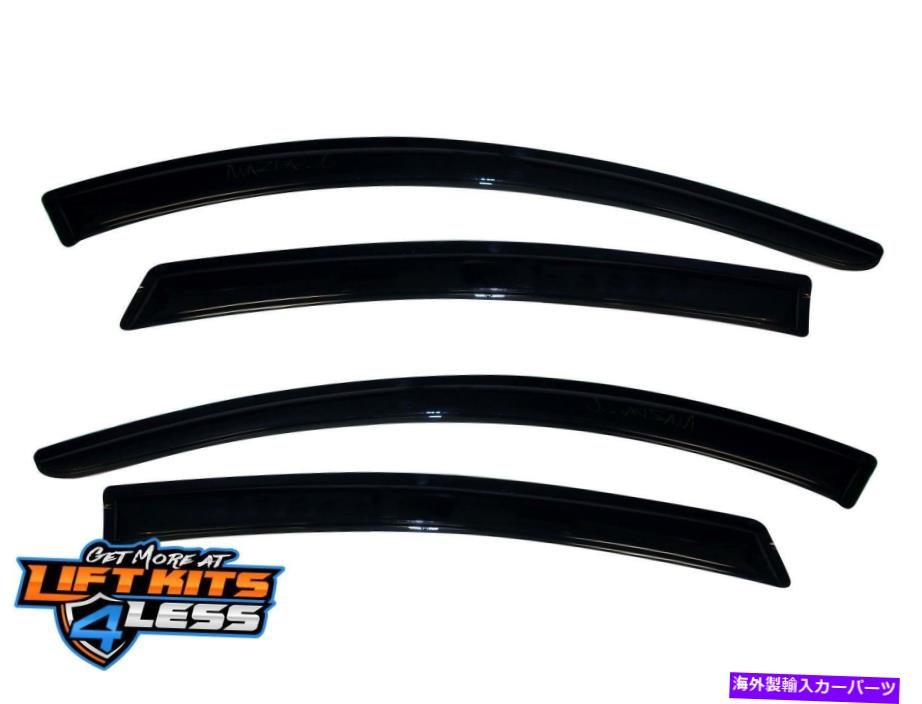 バグシールド Auto Ventshade 94287 2009-2013 Mazda 6のVentvisor Deflector 4 PC Auto Ventshade 94287 Ventvisor Deflector 4 pc for 2009-2013 Mazda 6【並行輸入品】