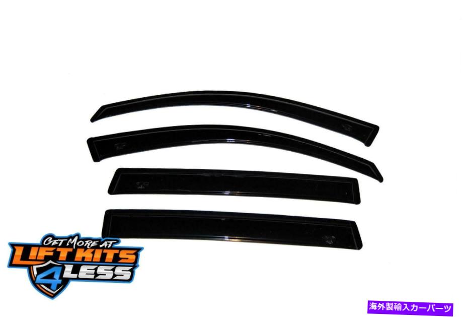 バグシールド Auto Ventshade 94837 2004年から2008年のChrysler PacificaのVentvisor Deflector 4 PC Auto Ventshade 94837 Ventvisor Deflector 4 pc for 2004-2008 Chrysler Pacifica【並行輸入品】