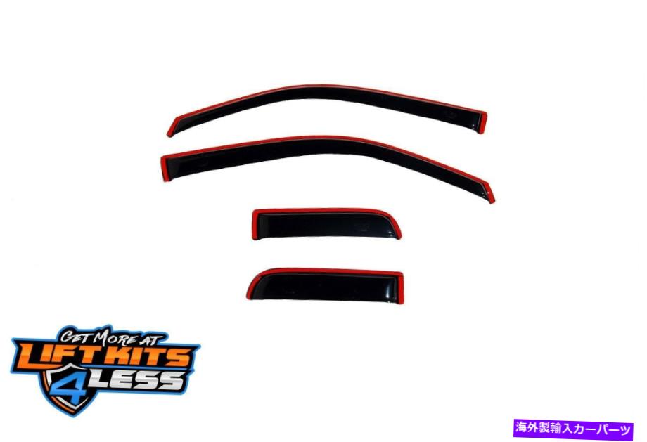バグシールド Auto Ventshade 194738 Ventvisor In-Channel Deflector 4 PC for 2004-14 Ford F-150 Auto Ventshade 194738 Ventvisor In-Channel Deflector 4 pc for 2004-14 Ford F-150【並行輸入品】