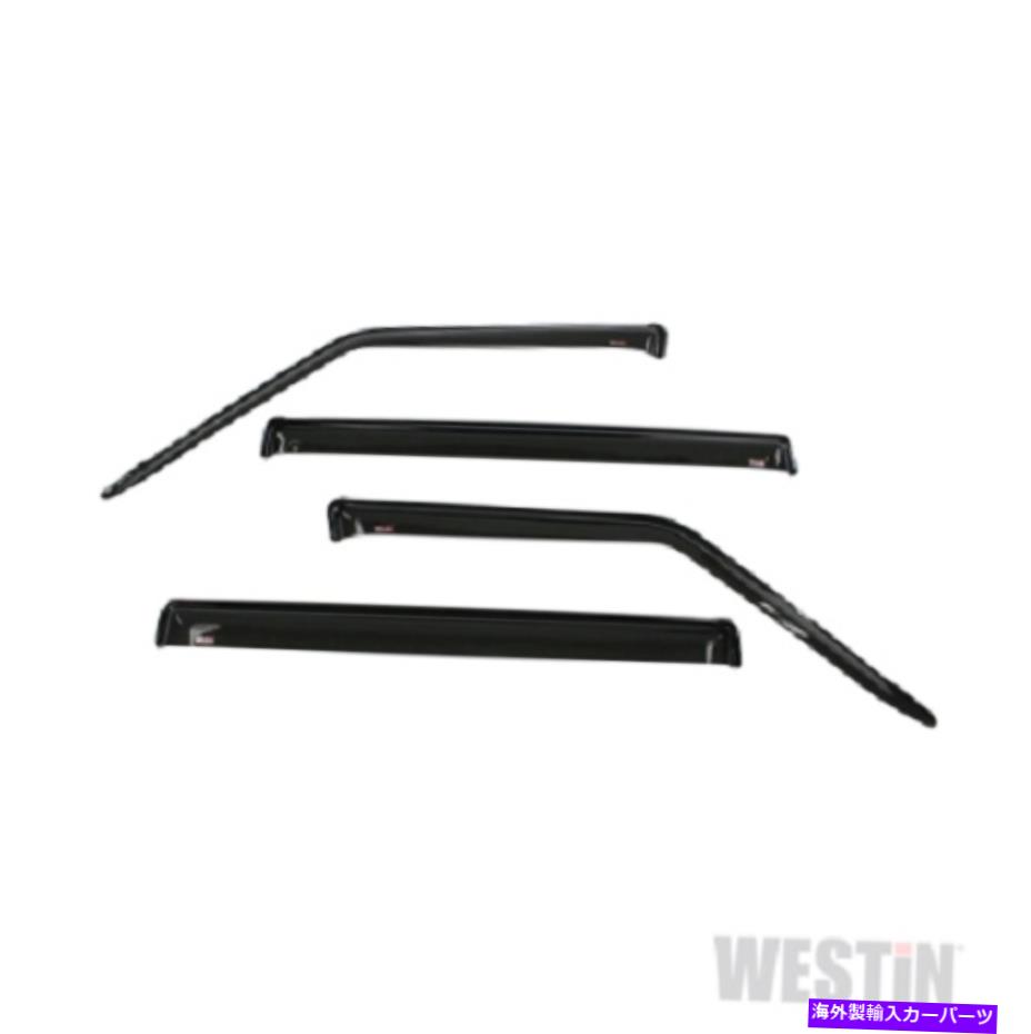 バグシールド 2017-2020のためのウェスティンテープオンスリムウィンドデフレクター4 PC 72-69420 Westin Tape-On Slim Wind Deflector 4 Pc for 2017-2020 Nissan Armada 72-69420【並行輸入品】