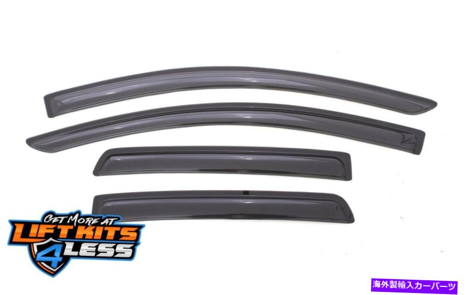 バグシールド Auto Ventshade 94281 2007-2011のVentvisor Deflector 4 PC Chevrolet Aveo Auto Ventshade 94281 Ventvisor Deflector 4 pc for 2007-2011 Chevrolet Aveo【並行輸入品】