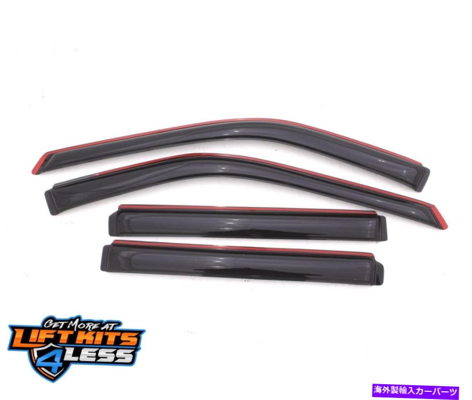 バグシールド Auto Ventshade194293 2011-19フォードエクスプローラーのためのベントヴィザーインチャネルデフレクター Auto Ventshade 194293 Ventvisor In-Channel Deflector for 2011-19 Ford Explorer【並行輸入品】