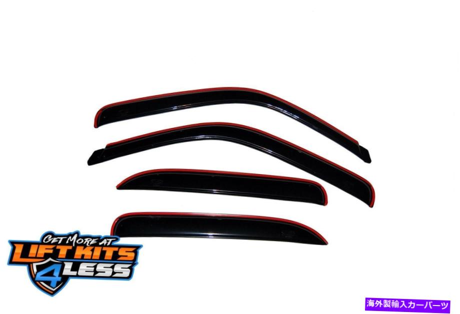 バグシールド Auto Ventshade 194304 Ventvisor 2000-06 Chevrolet Tahoeのチャネルインチャネルデフレクター Auto Ventshade 194304 Ventvisor In-Channel Deflector for 2000-06 Chevrolet Tahoe【並行輸入品】