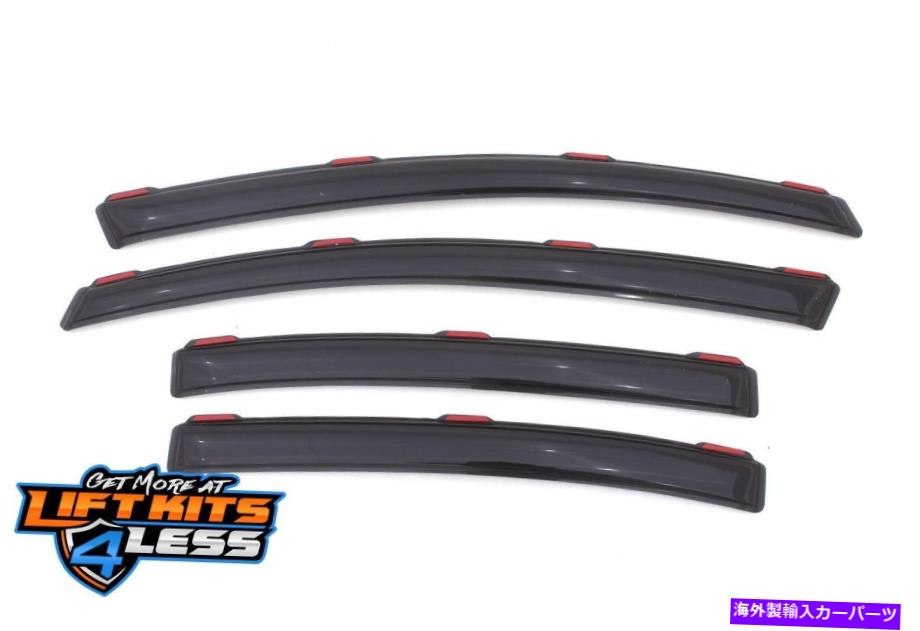 バグシールド Auto Ventshade 194462 VENTVISOR IN-CHANNEL DEFLECTOR4 PC FOR 12-15 HONDA CIVIC Auto Ventshade 194462 Ventvisor In-Channel Deflector 4 pc for 12-15 Honda Civic【並行輸入品】