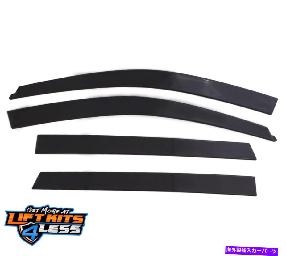 バグシールド Auto Ventshade 794022 2010-2017 EquinoxのVentvisor Now Profely Deflector 4 PC Auto Ventshade 794022 Ventvisor Low Profile Deflector 4 pc for 2010-2017 Equinox【並行輸入品】