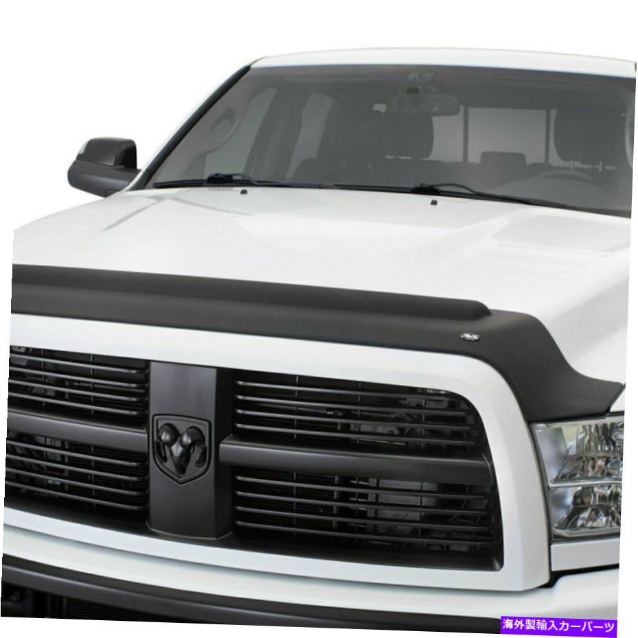 バグシールド GMC Sierra 2500 HD 2015-2019 AVS Aeroskin IIテクスチャブラックフードシールド用 For GMC Sierra 2500 HD 2015-2019 AVS Aeroskin II Textured Black Hood Shield【並行輸入品】