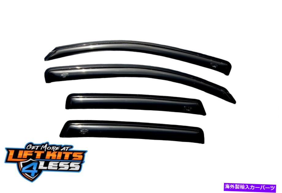 バグシールド Auto Ventshade 94323 2007-2012 Dodge/RAM CaliberのVentvisor Deflector 4 PC Auto Ventshade 94323 Ventvisor Deflector 4 pc for 2007-2012 Dodge/Ram Caliber【並行輸入品】