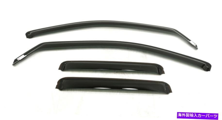 バグシールド 新しいOEM GMサイドウィンドウエアデフレクタースモーク19417478シルバードシエラ1500 19-22 NEW OEM GM Side Window Air Deflectors Smoke 19417478 Silverado Sierra 1500 19-22【並行輸入品】