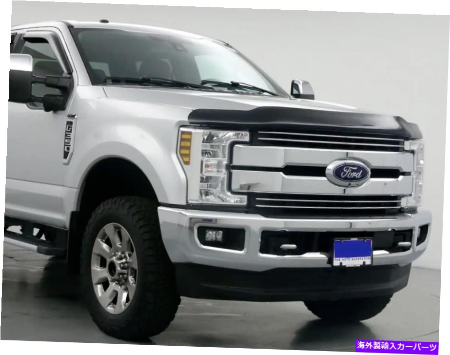 バグシールド フルハイトバグシールド2017-2020 F350 F450 F550スモークバグデフレクターフードガード FULL HEIGHT Bug Shield 2017-2020 F350 F450 F550 Smoke Bug Deflector Hood Guard【並行輸入品】