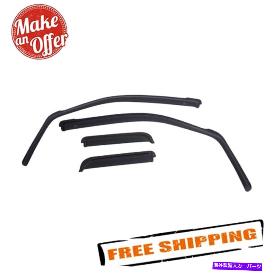 バグシールド EGR 573491 2015-2018 Ford F-150のチャンネルスタイルウィンドウバイザー EGR 573491 In Channel Style Window Visor for 2015-2018 Ford F-150【並行輸入品】