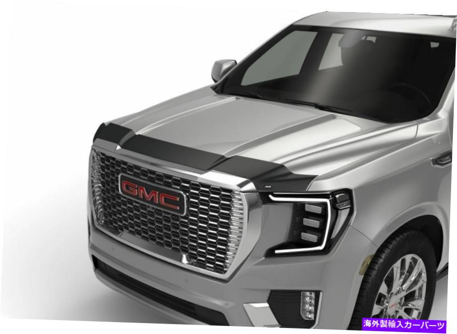 バグシールド AVS -For 2021 GMC Yukon Aeroskin Hood Shood -Matte Black -377184 AVS-for 2021 GMC Yukon Aeroskin Hood Shield - Matte Black - 377184【並行輸入品】