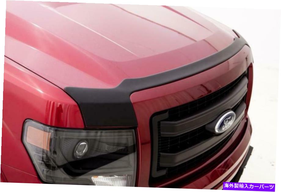バグシールド AVSマットブラックエアロスキントヨタの07-14用のロープロファイルアクリルフードシールド... AVS Matte Black Aeroskin Low Profile Acrylic Hood Shield for 07-14 for Toyota...【並行輸入品】
