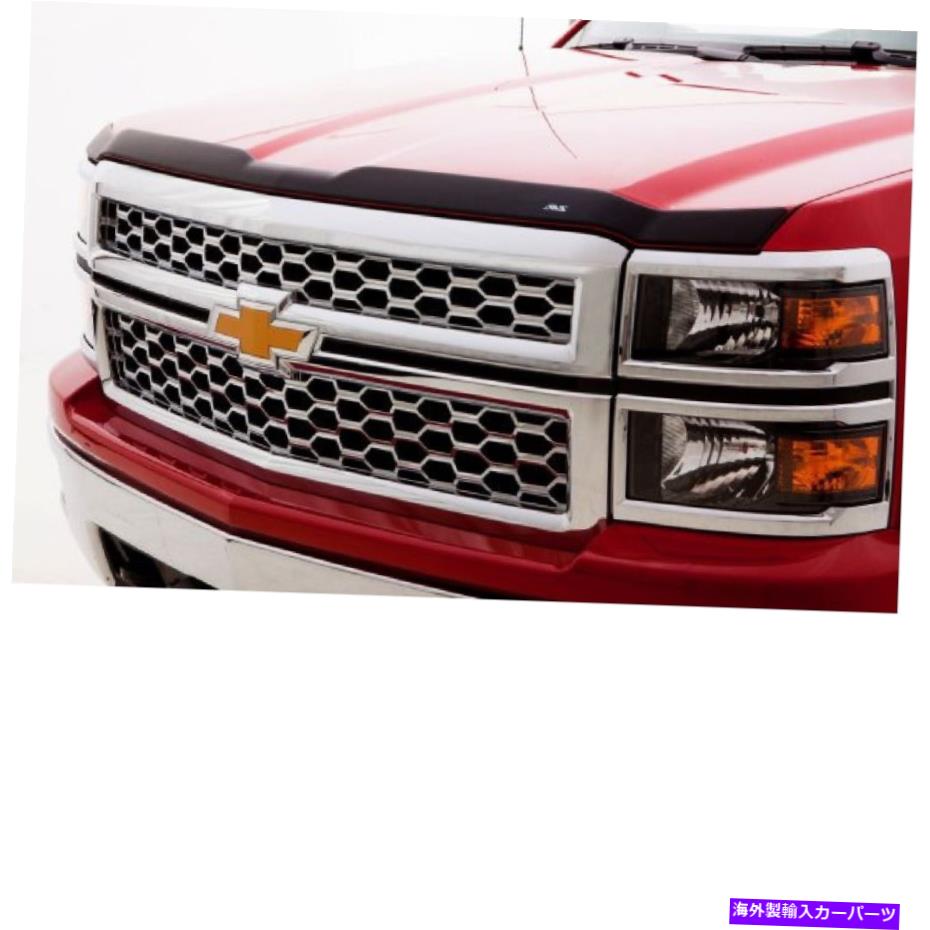 バグシールド Auto Ventshade AVS 436048 BLACK AEROSKIN IIフードシールド日産タイタン/アルマダ Auto Ventshade AVS 436048 Black Aeroskin II Hood Shield for Nissan Titan/Armada【並行輸入品】