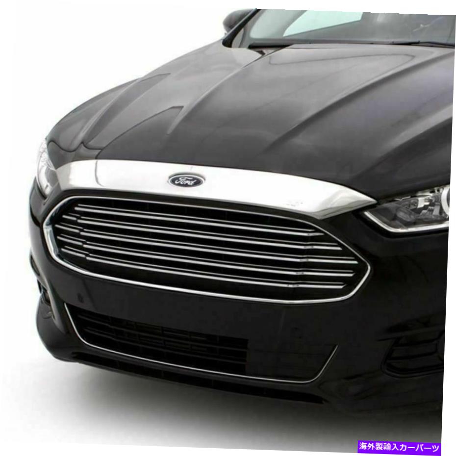 バグシールド AVS -FOR 10-13ビュイックラクロスエアロスキンロープロファイルフードシールド-CHROME -620015 AVS-for 10-13 Buick Lacrosse Aeroskin Low Profile Hood Shield - Chrome - 620015【並行輸入品】
