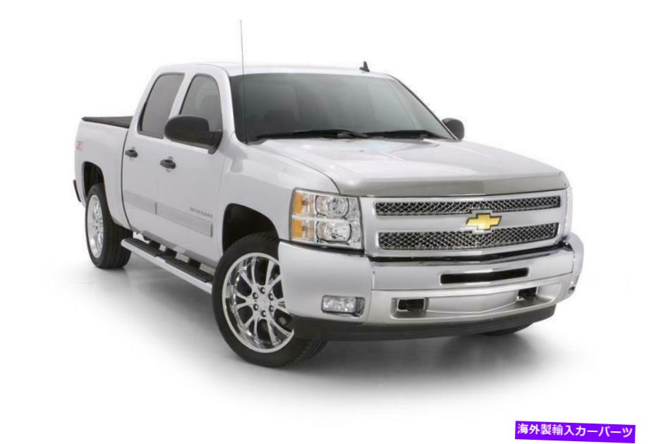 バグシールド Auto Ventshade（AVS）620049 Aeroskin Hood Protector;クロム Auto Ventshade (AVS) 620049 Aeroskin Hood Protector; Chrome【並行輸入品】