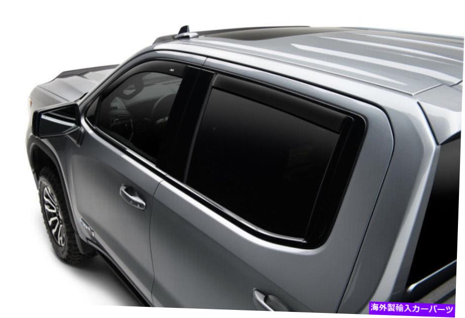 バグシールド AVS VentVisor Silverado 1500 Cのシボレー用2019年+の外側のdeflectors ... AVS Ventvisor Outside Deflectors for 2019+ for Chevrolet for Silverado 1500 C...【並行輸入品】