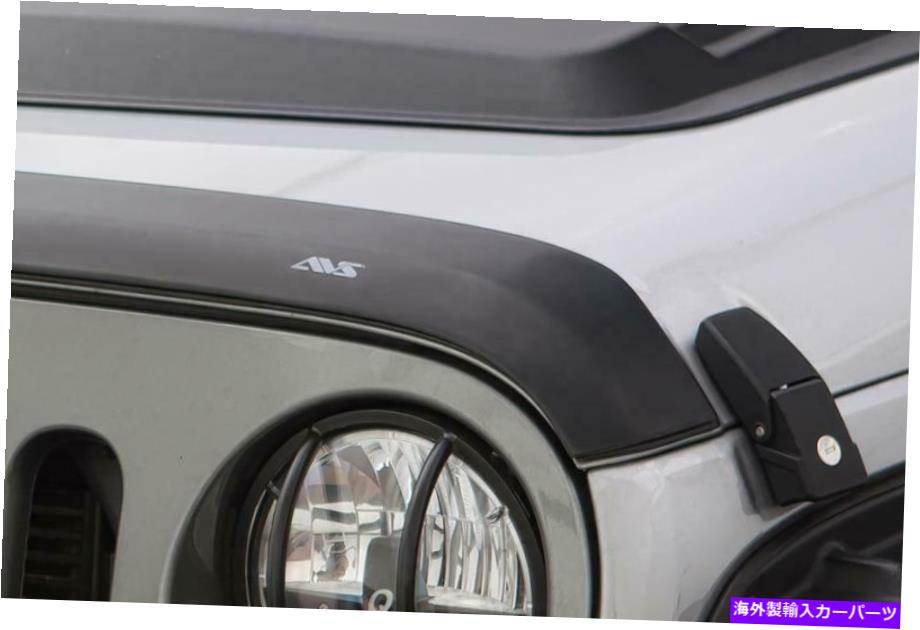 バグシールド Auto Ventshade（AVS）377156 Aeroskin Hood Protector;マットブラック Auto Ventshade (AVS) 377156 Aeroskin Hood Protector; Matte Black【並行輸入品】