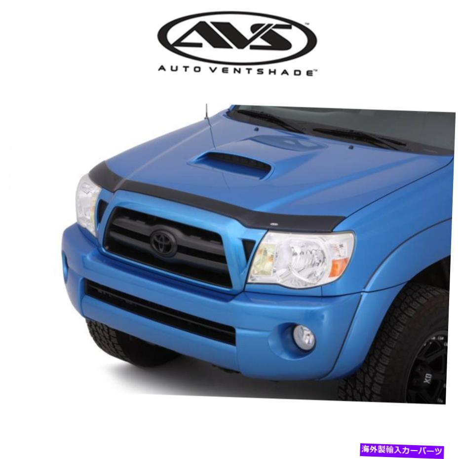バグシールド AVSエアロスキンフラッシュマウントバグシールドフードプロテクターは2012-2015トヨタタコマに適合します AVS AeroSkin Flush Mount Bug Shield Hood Protector Fits 2012-2015 Toyota Tacoma【並行輸入品】