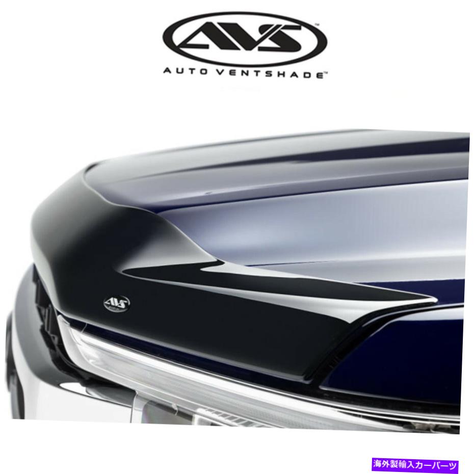 バグシールド AVSダークエアロスキンフラッシュマウントバグシールドフードプロテクター21-22フォードブロンコスポーツ AVS Dark AeroSkin Flush Mount Bug Shield Hood Protector 21-22 Ford Bronco Sport【並行輸入品】