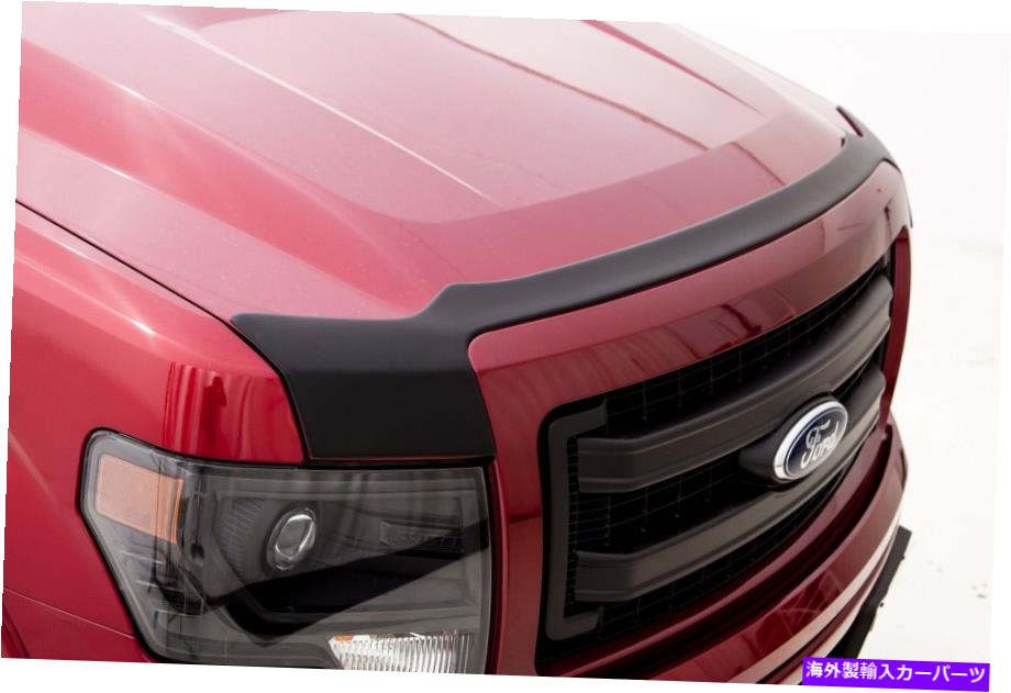 バグシールド Auto Ventshade（AVS）Aeroskin Hoodプロテクター。マットブラック Auto Ventshade (AVS) Aeroskin Hood Protector; Matte Black【並行輸入品】