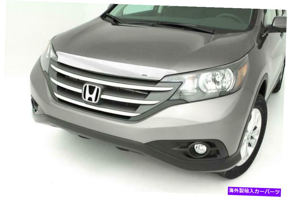 バグシールド Auto Ventshade（AVS）622064 Aeroskin Hood Protector;クロム Auto Ventshade (AVS) 622064 Aeroskin Hood Protector; Chrome【並行輸入品】