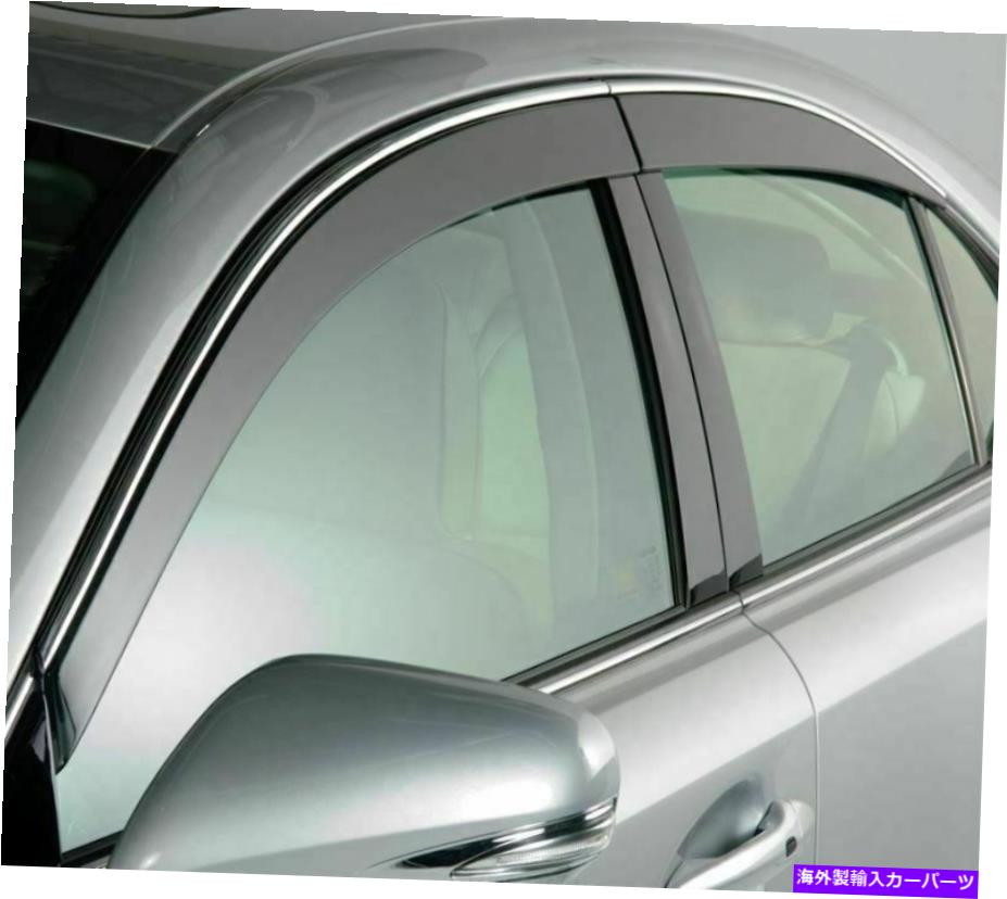 バグシールド AVS-For 18-19日産ローグスポーツVentvisorロープロファイルウィンドウディフレクター4PC- AVS-for 18-19 Nissan Rogue Sport Ventvisor Low Profile Window Deflectors 4pc -【並行輸入品】