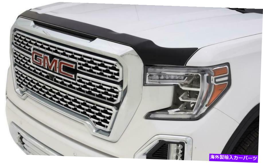 バグシールド Auto Ventshade（AVS）377184 Aeroskin Hood Protector;マットブラック Auto Ventshade (AVS) 377184 Aeroskin Hood Protector; Matte Black【並行輸入品】