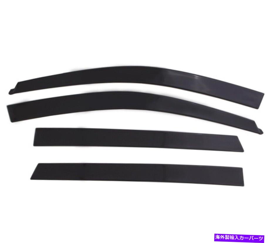 バグシールド AVS 17-18 FITS FORD F-150/F-250/F-350 SUPERCAB VENTVISORロープロファイルウィンドウDEFL AVS 17-18 fits Ford F-150/F-250/F-350 SuperCab Ventvisor Low Profile Window Defl【並行輸入品】